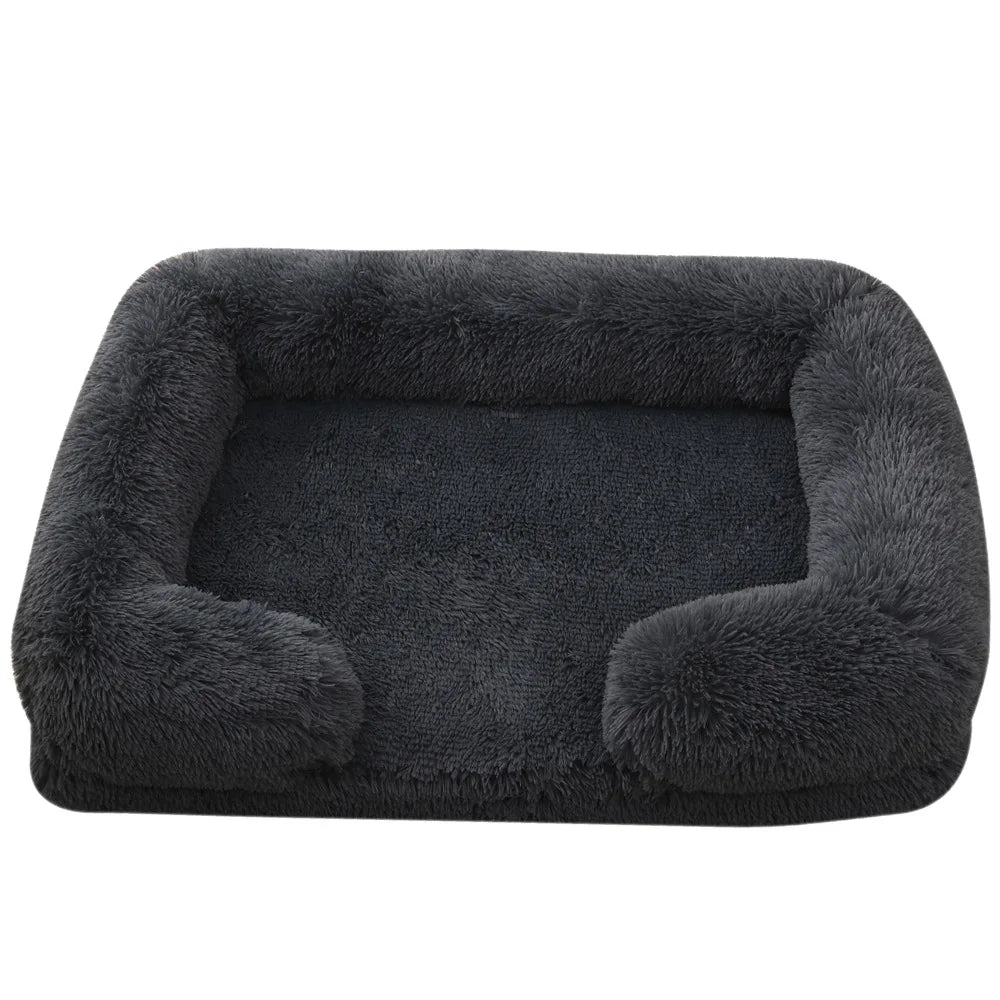 Rectangle Plush Dog Bed