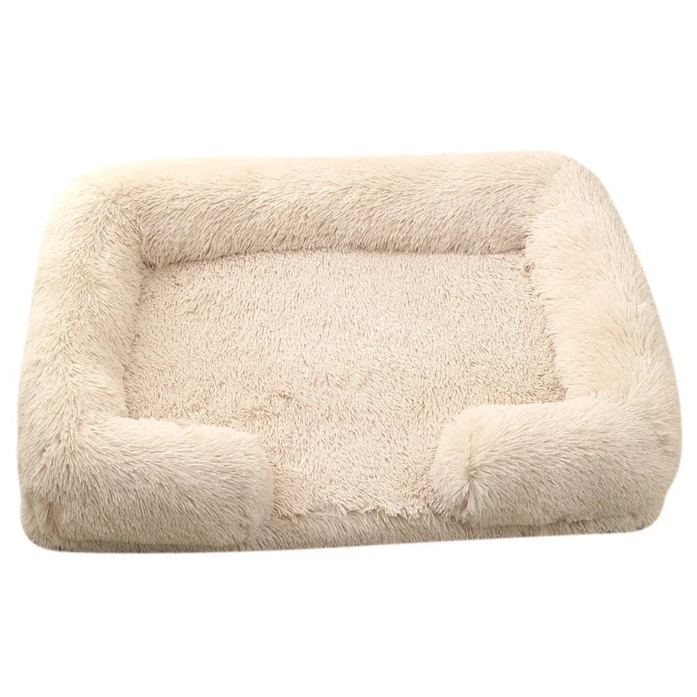 Rectangle Plush Dog Bed