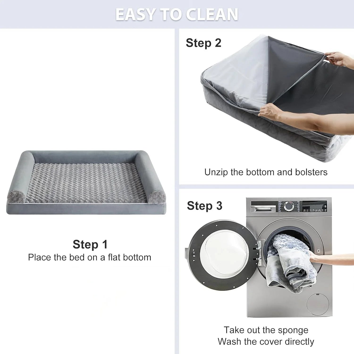 Luxury Orthopaedic Dog Bed with Memory Foam