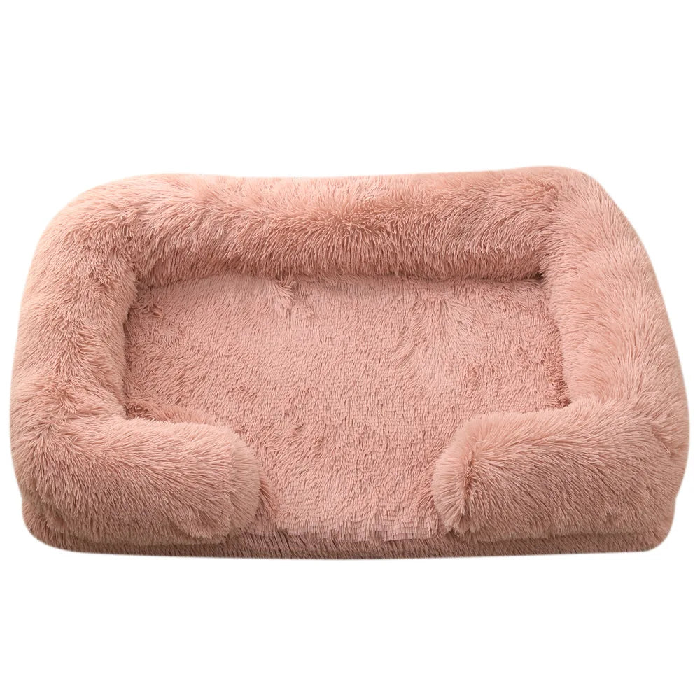 Rectangle Plush Dog Bed