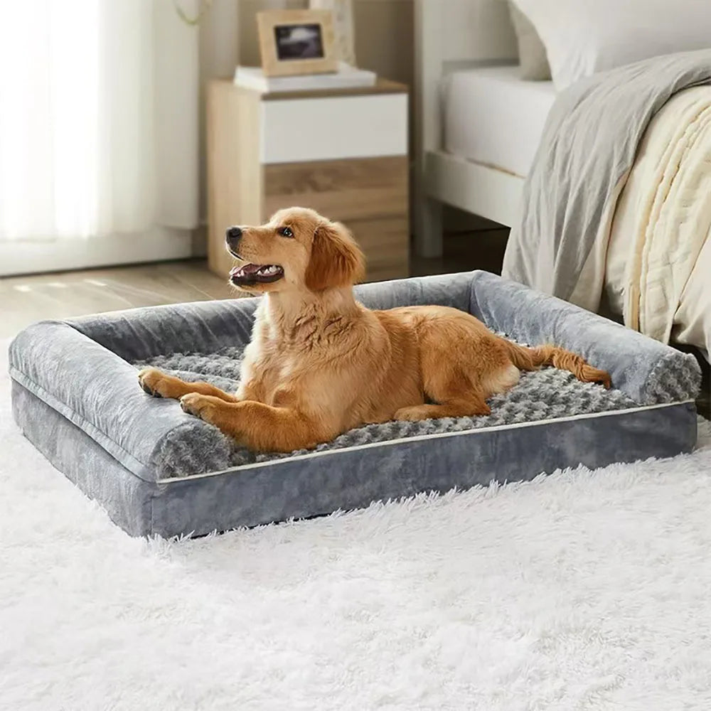 Luxury Orthopaedic Dog Bed with Memory Foam